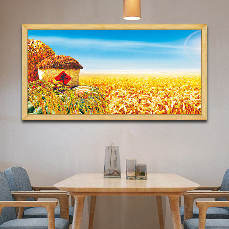 丰收装饰画 五谷丰登装饰画五谷丰登挂画画丰收图 五谷丰登挂画,家居饰品,现代装饰画,淘宝优惠券,粉丝福利购,淘宝优惠卷