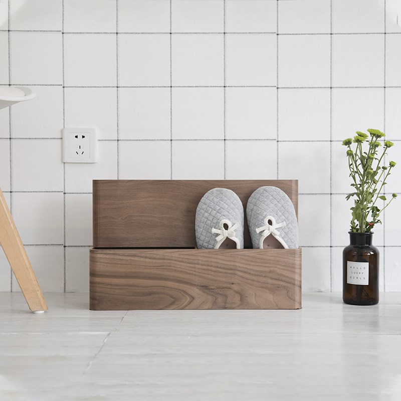 简约日式木质鞋架多层家用收纳柜家用客厅酒店鞋柜鞋架门后小鞋架