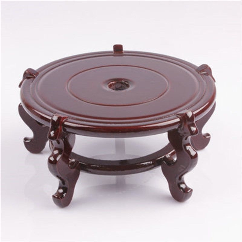 奇石底座花盆工艺品底座鱼缸花瓶底座架子酒坛架圆形塑料花架,家居饰品,木雕,淘宝优惠券,粉丝福利购,淘宝优惠卷