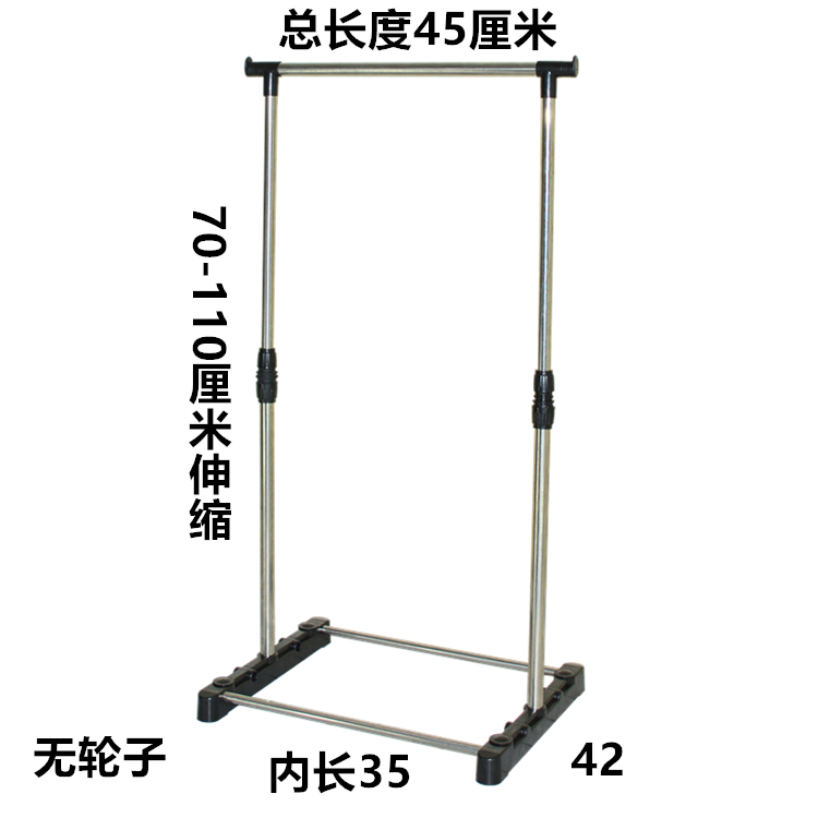 单身公寓小阳台手摇阳台凉衣架晒被晾 单杆升降晾衣架新款 晾