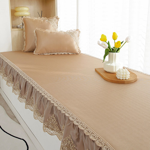 飘窗垫夏季飘窗凉席薄款套罩巾防滑坐垫凉垫2023新款窗台垫欧式