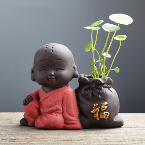 绿萝花器茶宠摆件花插水培植物创意养花花瓶插花容器花盆桌面装饰