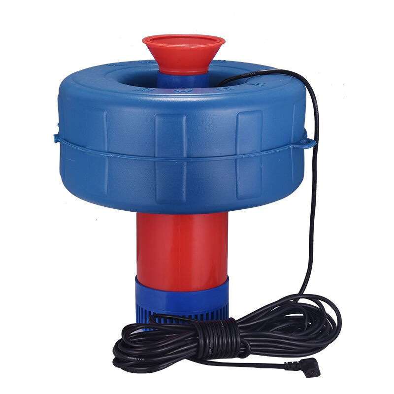 JM鱼塘增氧浮水泵380v1500w养殖龙虾排灌增氧泵