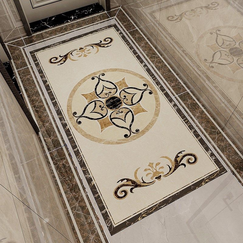 欧式拼花贴纸自粘防水耐磨防滑贴画客厅走廊过道地面瓷砖装饰地贴,家居饰品,软装墙贴,淘宝优惠券,粉丝福利购,淘宝优惠卷