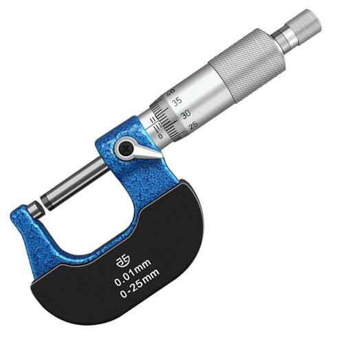 青海青量机械外径千分尺0-25/25-50mm0.01螺旋测微器千分分厘卡