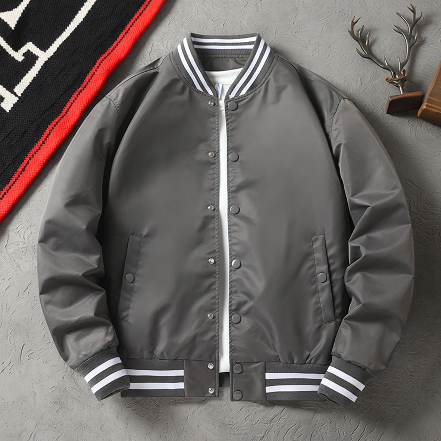 美式复古风棒球夹克男春秋冬季飞行员薄款外套百搭潮流夹棉服棉袄,男装,棒球夹克,淘宝优惠券,粉丝福利购,淘宝优惠卷