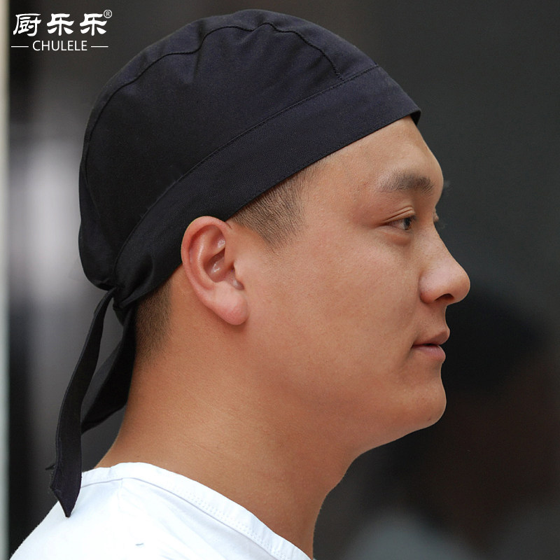 CHULELE品牌 工作帽男女高端饭店餐饮后厨工装烘焙西餐厅厨师帽子