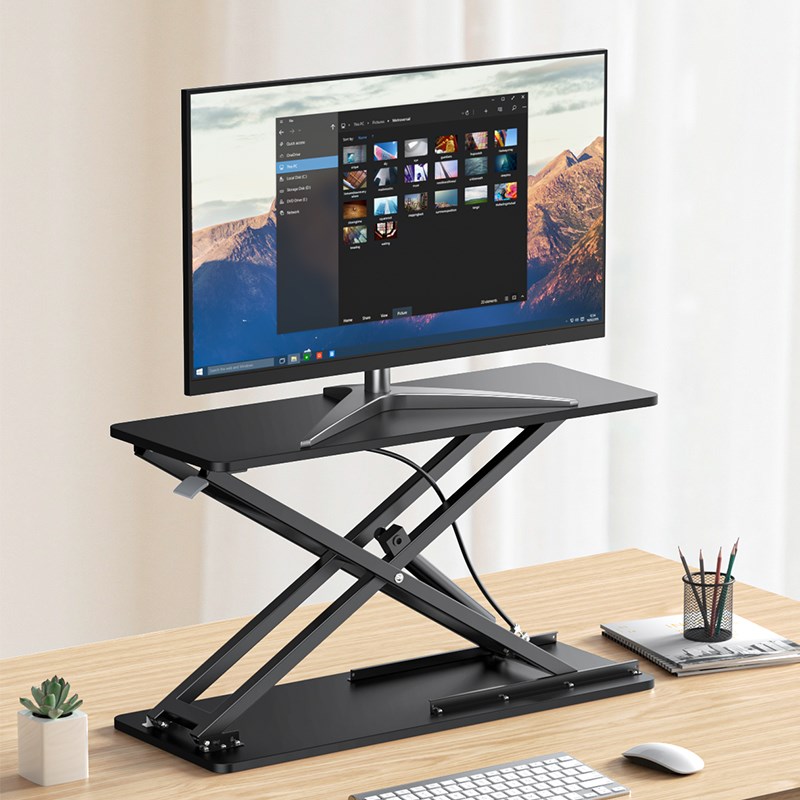 omax显示器升降支架可调节高度站立办公电脑桌笔记本升降支架书桌