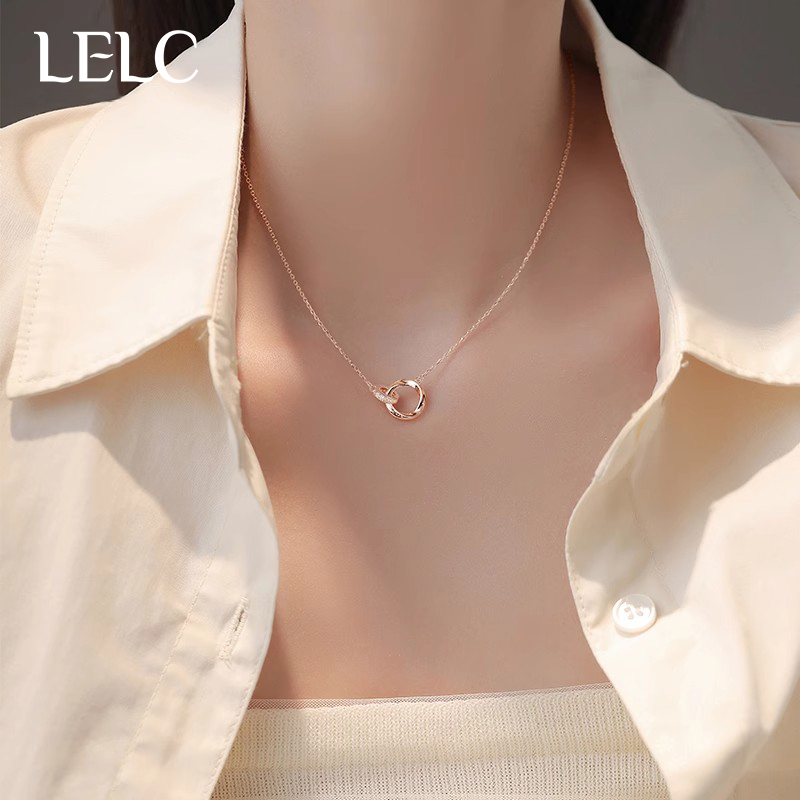 999纯银莫比乌斯吊坠项链女