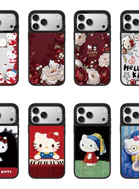 联名磁吸HelloKitty凯蒂猫玫瑰花适用苹果17promax手机壳iPhone16
