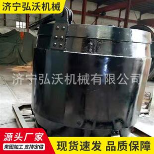 供应凿井吊桶1.5立方混凝土提升底卸式吊桶1立方座钩式铸铁吊桶