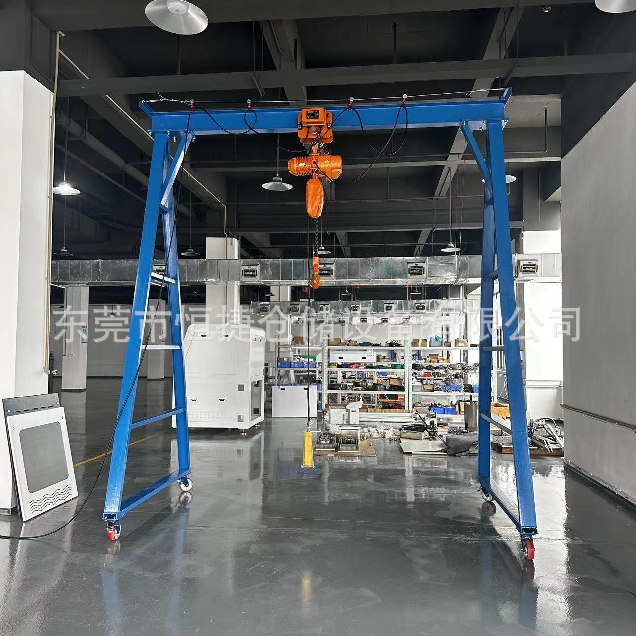 供应小型龙门架车间吊模具拆装式龙门吊架户外移动电动葫芦龙门架