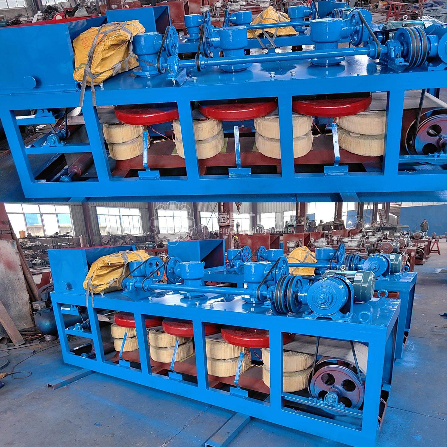 CP3-500三盘带式稀土磁选机 物料输送装置 磁选设备 钨矿锡矿可用