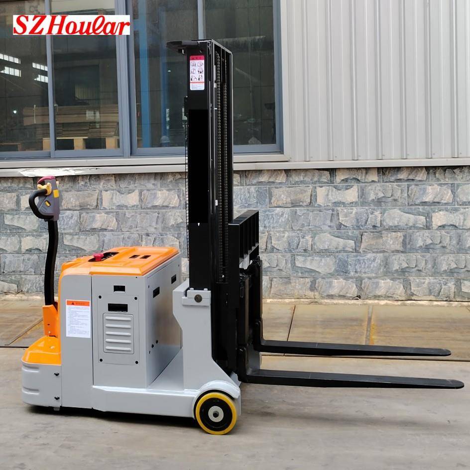 新一代0.5T/1.0T/1.2T/1.6T平衡重式叉车高效全电动步行式堆垛车
