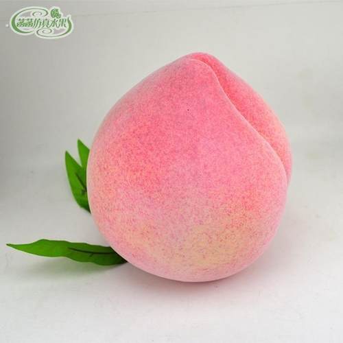 网红仿真特大桃子仿真水果大仙桃模型假水果寿桃玩具寿桃道具桃