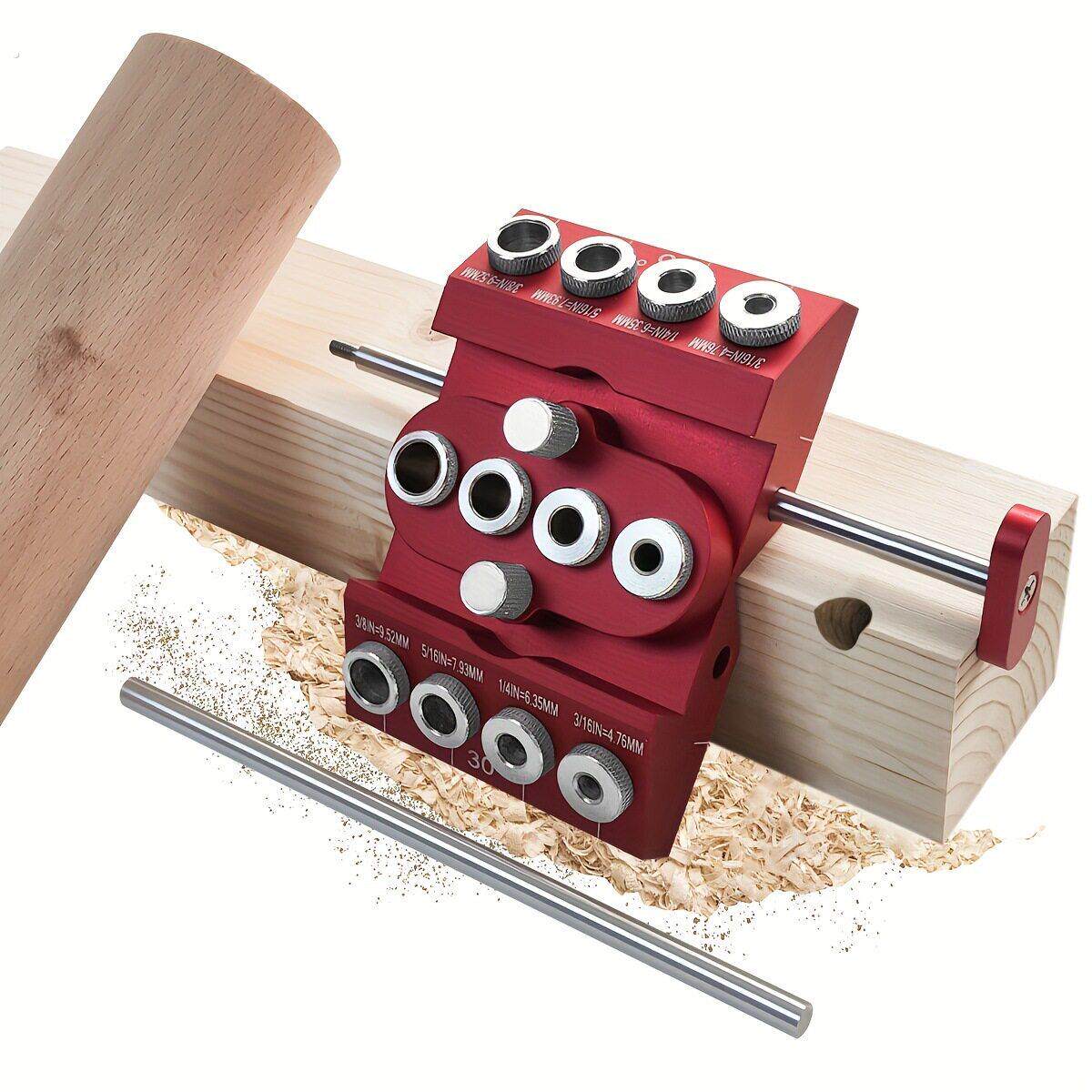 带定位杆 30°/45°/90°打孔器带延长定位多角度木工打孔定位器