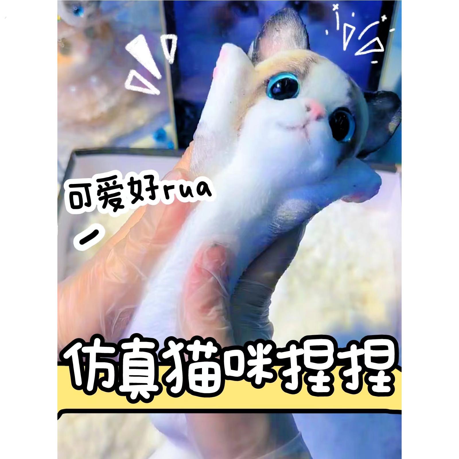 捏捏乐解压玩具仿真肥胖猫咪捏捏儿童创意高颜值女生礼物玩具女孩