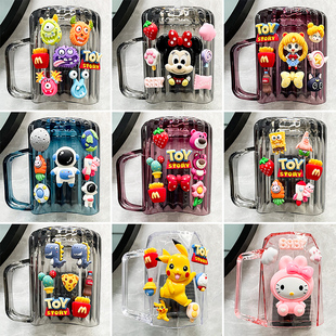 创意漱口杯壁挂可爱刷牙杯牙桶卡通儿童卫生间洗漱杯学生牙杯加厚