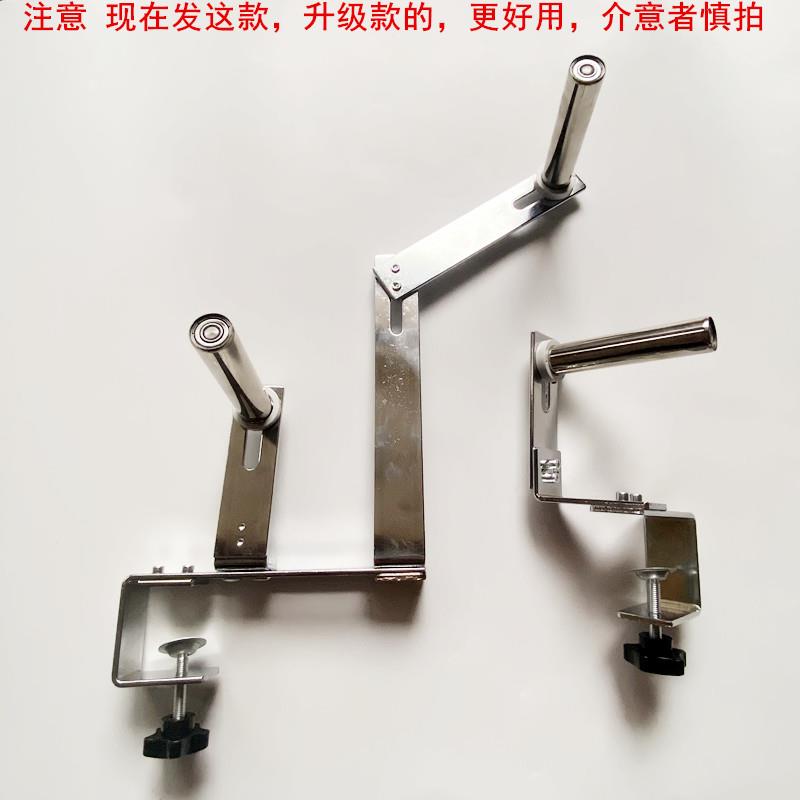 工业缝纫机拷边机拉腰橡筋啤呤架平车锁边机上领口裤腰松紧带架子