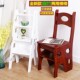 家用实木多功能梯椅两用折叠梯凳梯子椅子登高踏板楼梯四步台阶梯