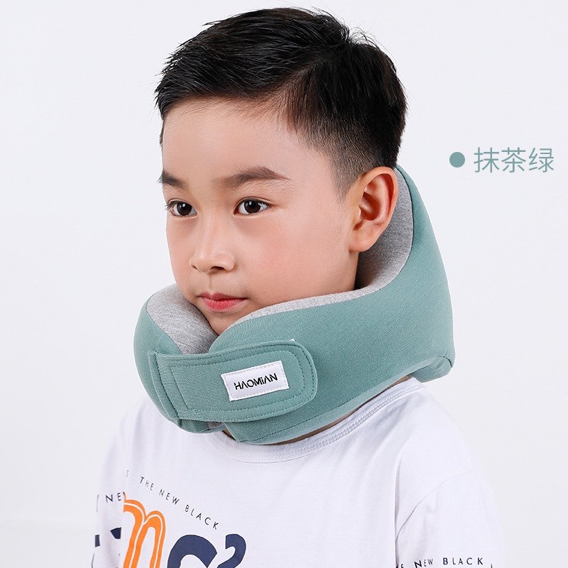 亲子U型枕头记忆棉慢回弹幼儿童旅行汽车用小孩学生午睡护颈脖枕