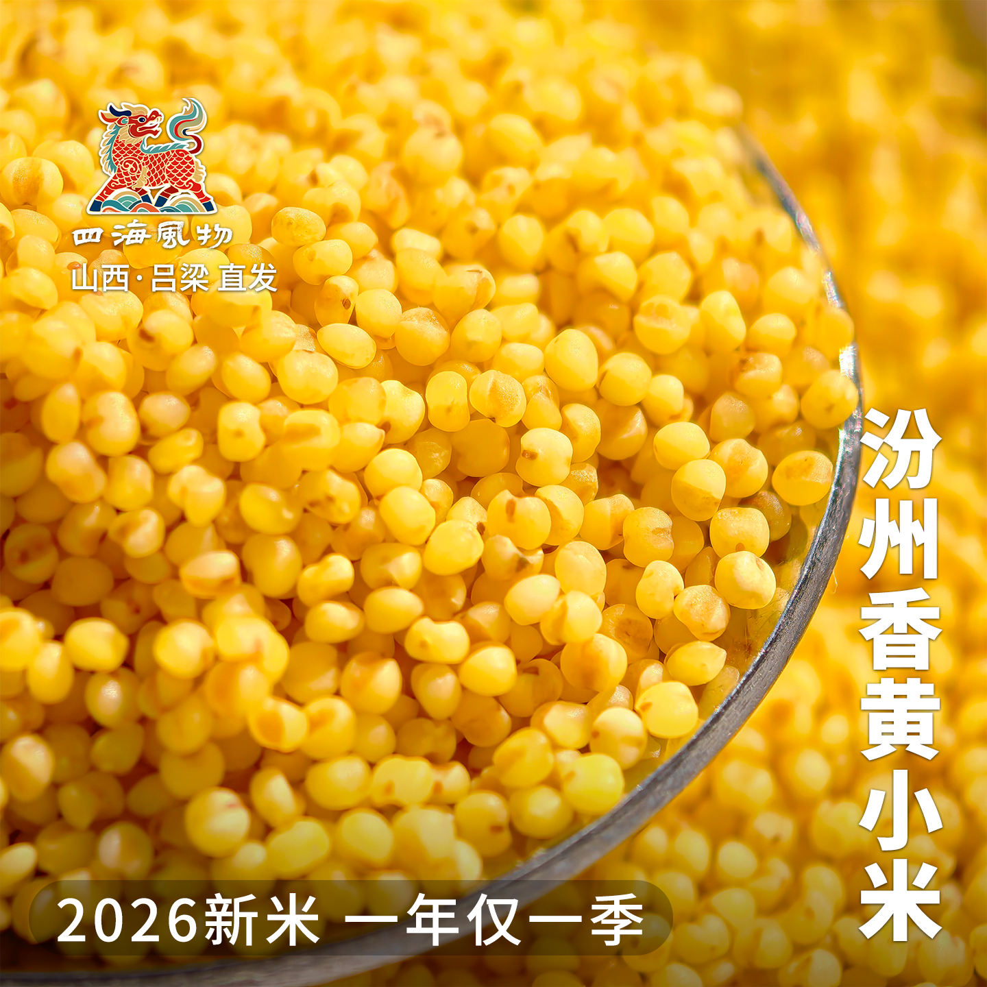四海风物2026新米山西汾州香农家黄小米杂粮粗粮养生当季新鲜包邮