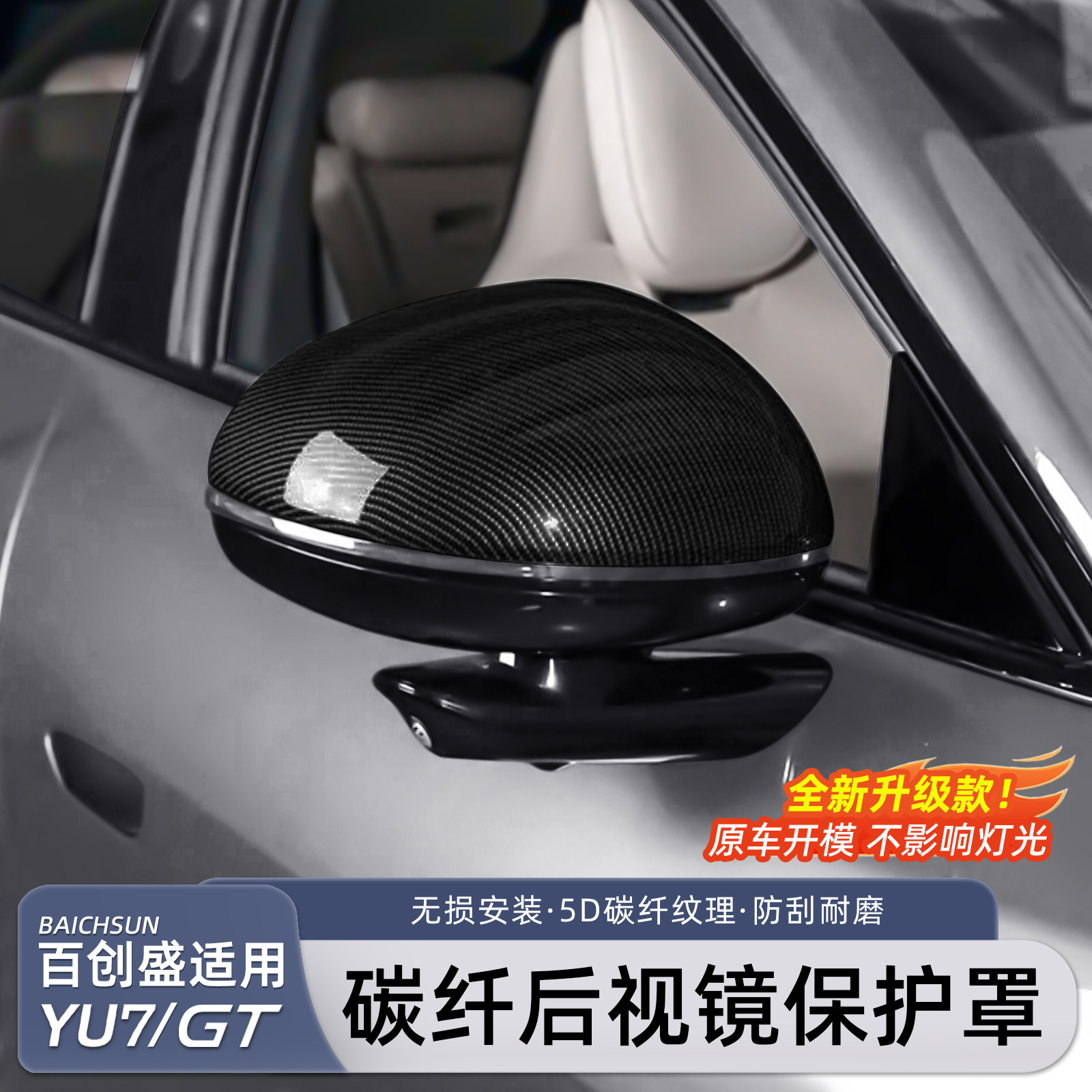 小米YU7/新SU7后视镜保护罩