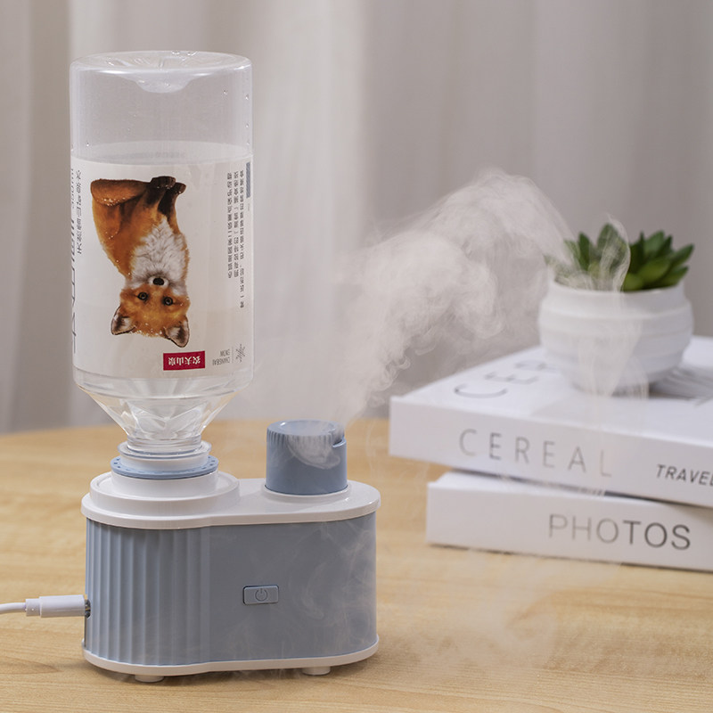 扩香薰机家用学生宿舍便携超声波雾化小型usb办公矿泉水瓶加湿器
