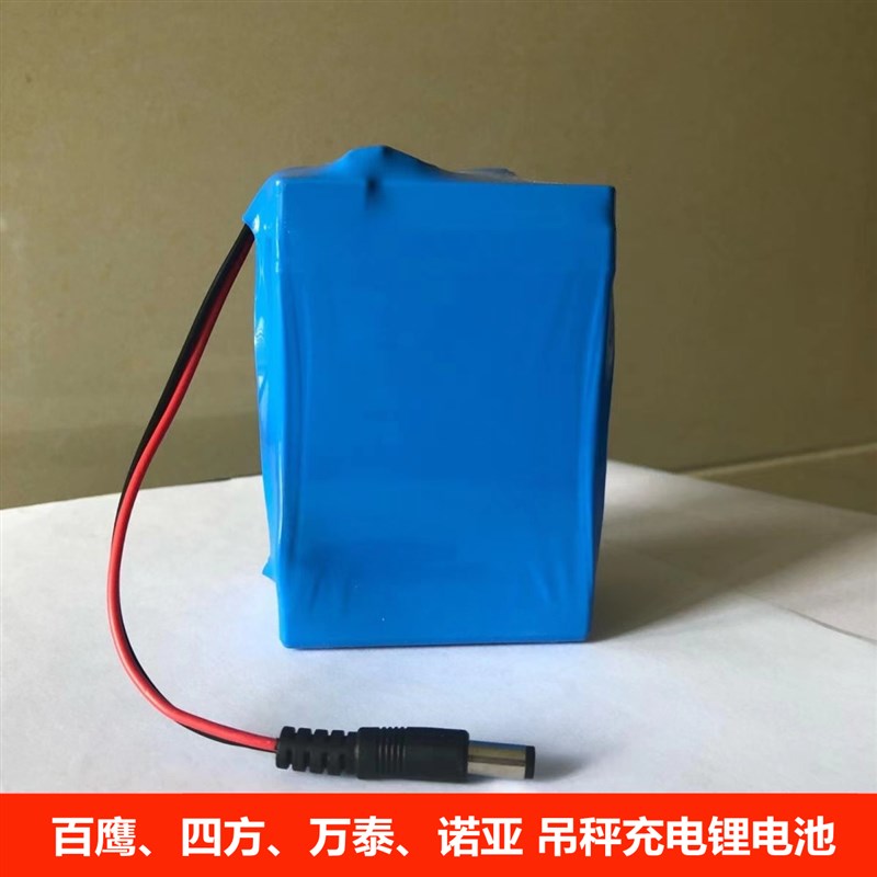 百鹰电子吊秤6V锂电池四方万泰诺亚电子磅秤叉车秤通用6V4A蓄