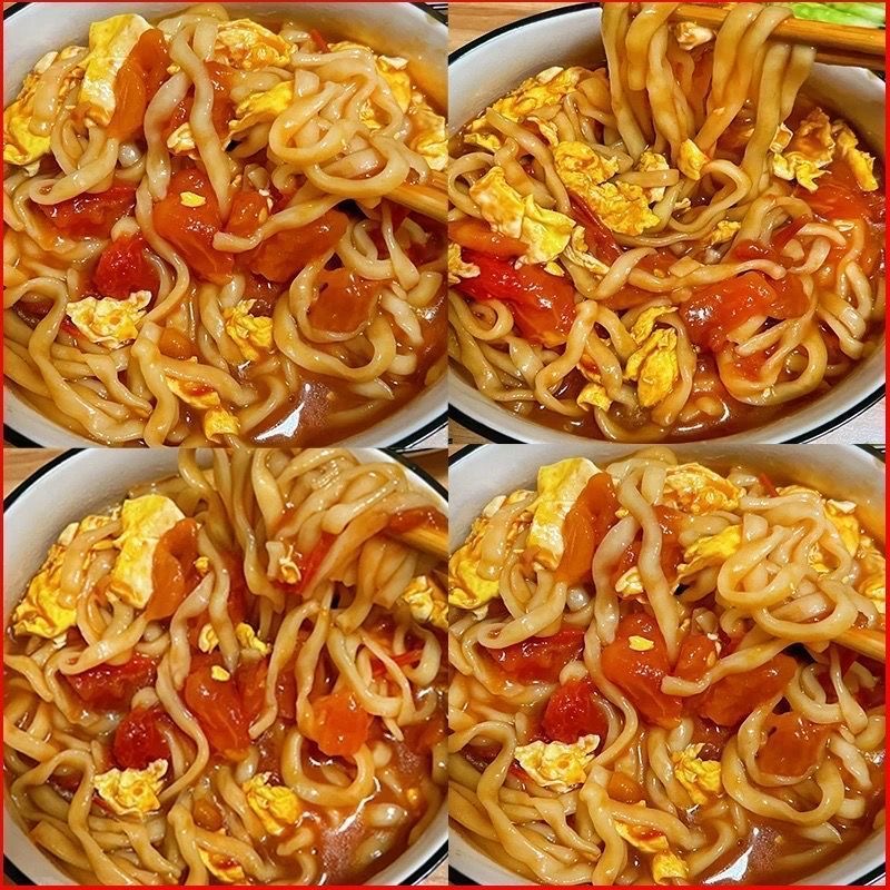 【大桶装】手擀面桶装非油炸方便面香辣牛肉面免煮速食冲泡番茄