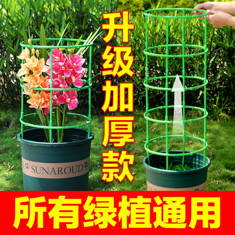 加粗款可无限叠加花卉支架拼接多层支撑圈爬藤架花架防倒伏支撑杆