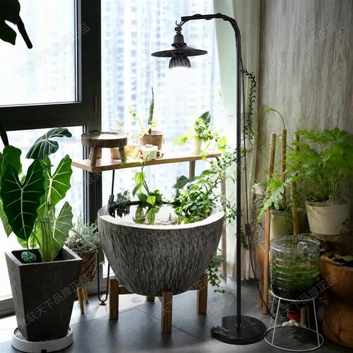 光联天下古法鱼缸植物补光灯鱼盆造景假山盆景绿植生长灯全光谱灯