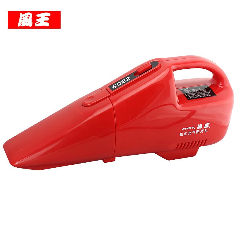 风王6022车载吸尘充气两用泵6023汽车用轮胎打气泵插点烟器打气泵