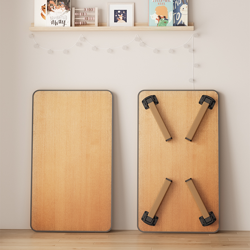 折叠桌家用阳台飘窗榻榻米茶几炕几坐地四方桌地桌学习书桌电脑桌