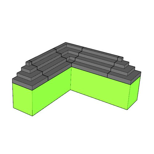 超市水果店货架水果多层假底石墨泡沫假底防水生鲜陈列展示阶梯台