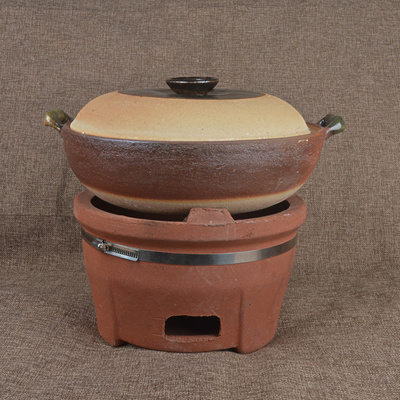 碳炉套装砂锅炖锅陶瓷火锅煲涮肉鹅锅羊肉狗肉锅煲仔饭锅大容量