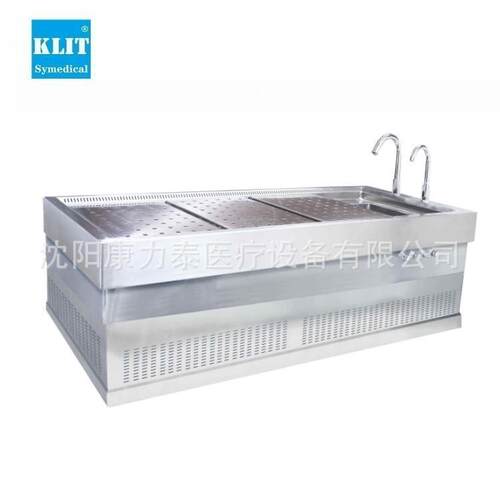 货厂家现双排解风不锈钢剖台KLT-JP38自动升降尸体解剖剖台大动物