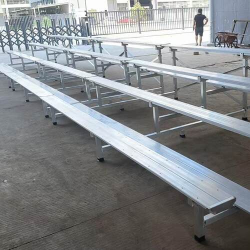厂室内外简易动铝合金看台座椅球场观众工台移车间饭堂x9座看椅台