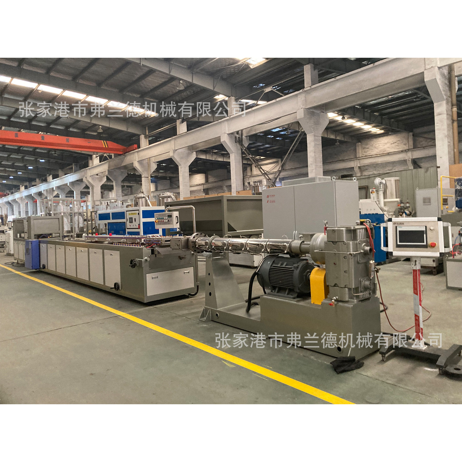 PP PE 排水板 排渗带 波浪型 口琴型挤出生产线/塑料型材挤出设备