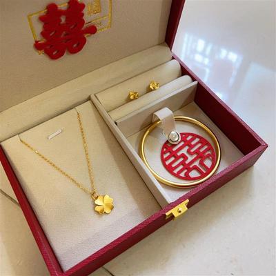 仿真首饰五金七件套三金一套