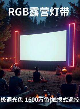 乐的美地摊灯带防水摆摊夜市照明插电户外露营氛围灯七彩装饰星辉