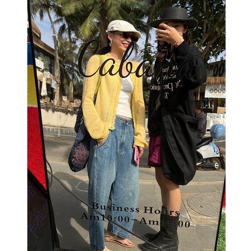 春装女款2025年新款爆款小衫时尚洋气时髦轻奢高级感针织开衫上衣图片