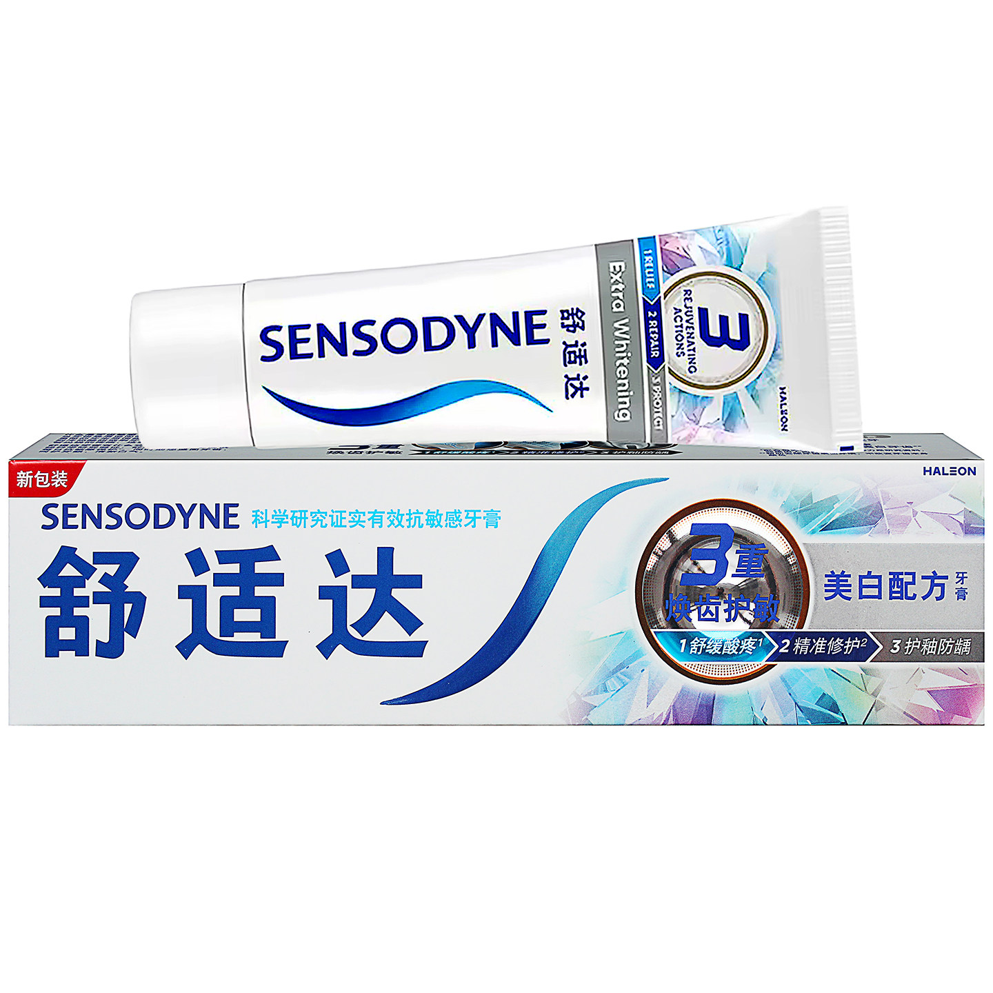 舒适达焕齿护敏牙膏180克