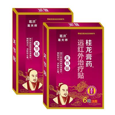 葛洪桂龙膏药关节贴6贴