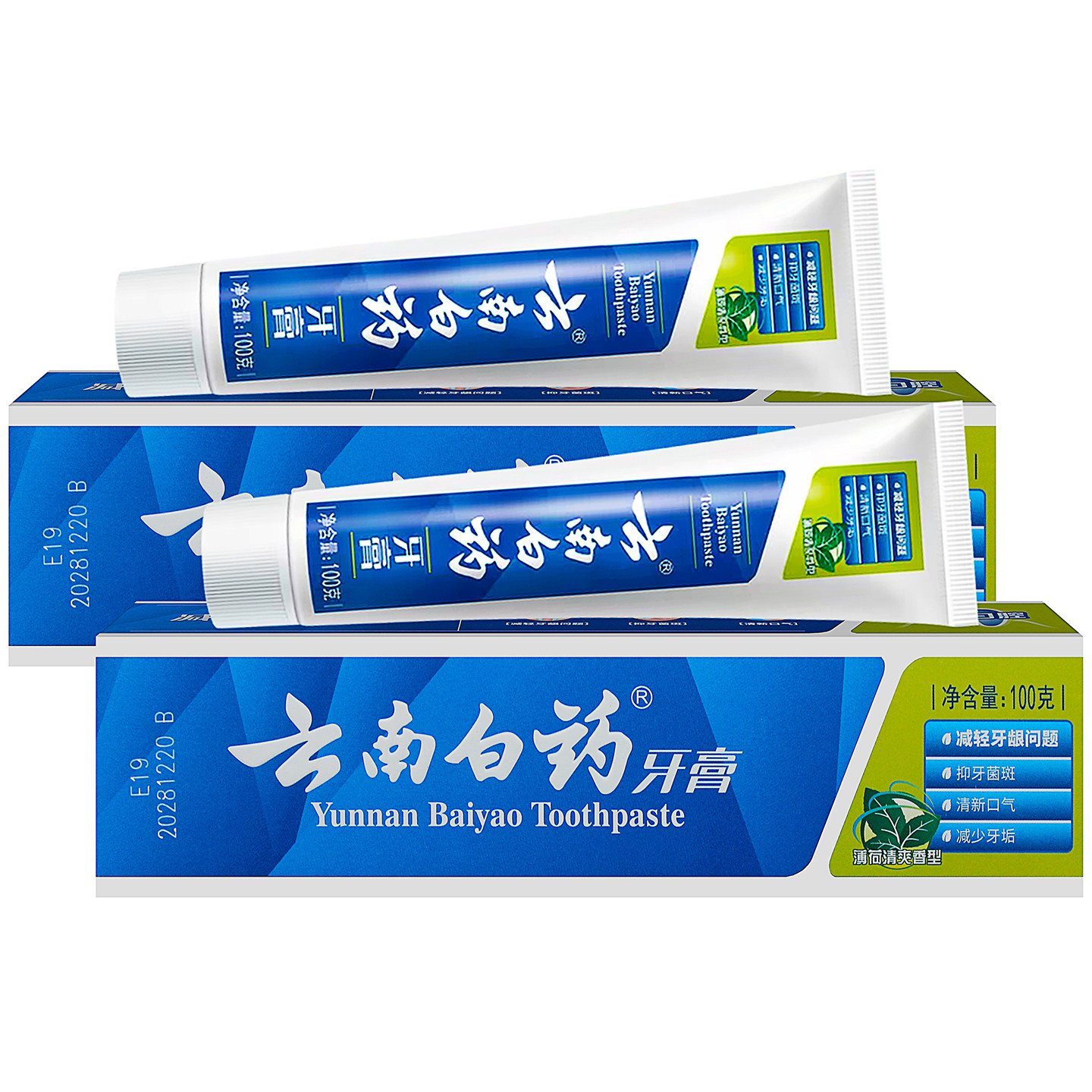云南白药牙膏薄荷清爽香型100克