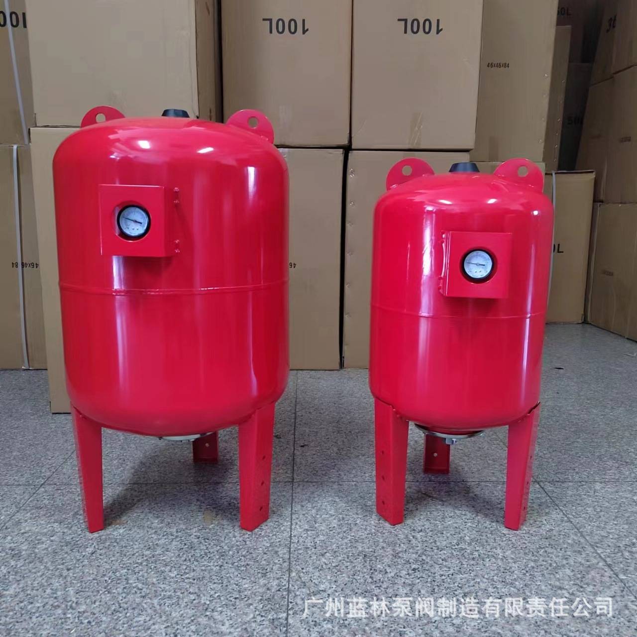 150L隔膜式气压罐 碳钢恒压供水稳压罐 800消防高压定压罐