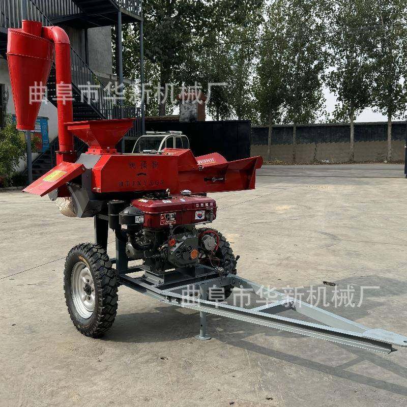 新型分体铡草机揉丝一体机干湿两用大小型养殖牛羊青草粉碎机220V