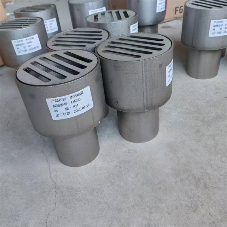 厂家 铸铁丝扣地漏 DN50 75 100 150承插地漏 侧排地漏