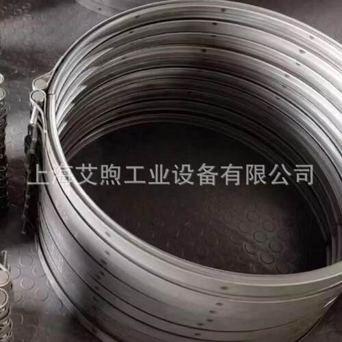 大直径V槽卡盘管箍16钢带两片式内圈沟槽抱箍