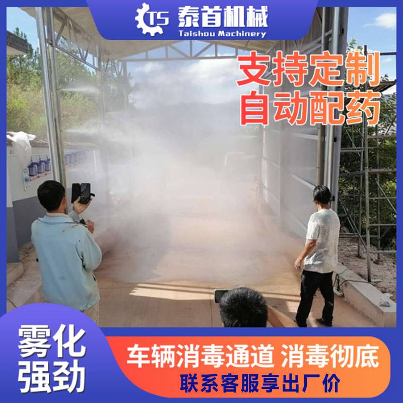 全自动车辆消毒通道设备养殖场防疫喷雾猪场鸡场医疗药屠宰厂畜牧